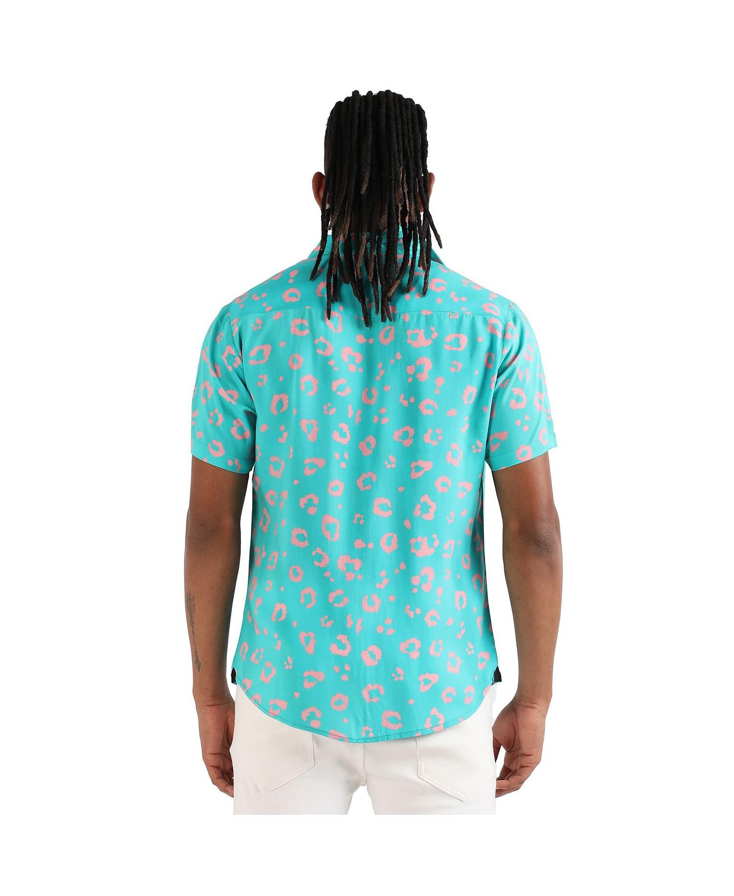 Men's Flower Block Shirt