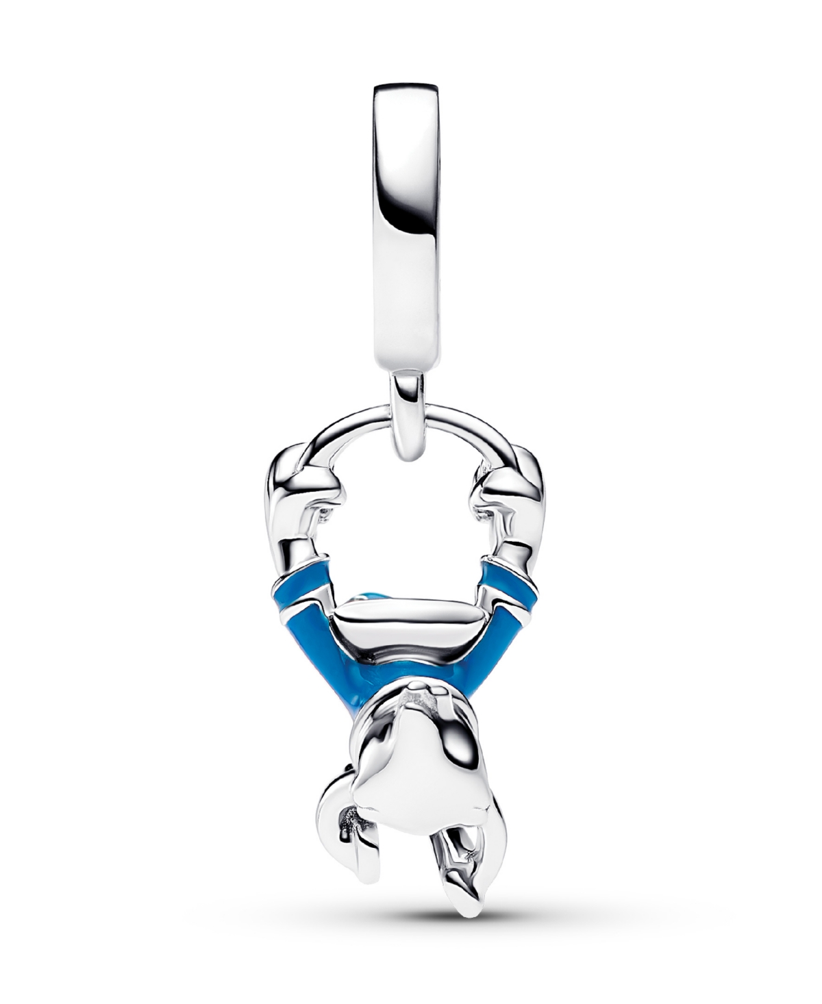 Pandora Sterling Silver Donald Duck Dangle Charm In Silver