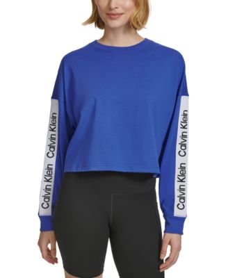 Calvin klein women's long sleeve t shirt shops