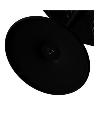 Modern Marble Coffee Table, Octagonal, Metal Base