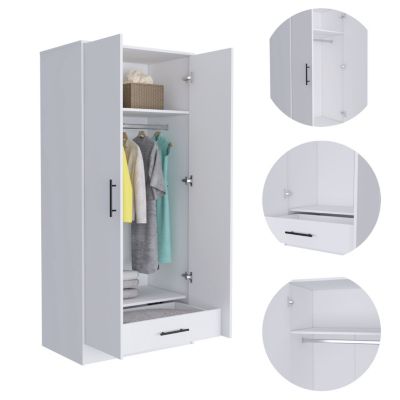 Streamdale Conway Rectangle Armoire White