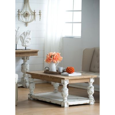 French Country Rectangle Coffee Table