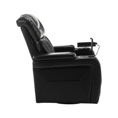 Power Recliner with Swivel, Tray Table, Phone Holder