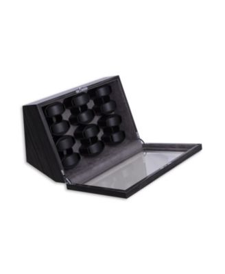 Polished Ash Wood Twelve Watch Winder