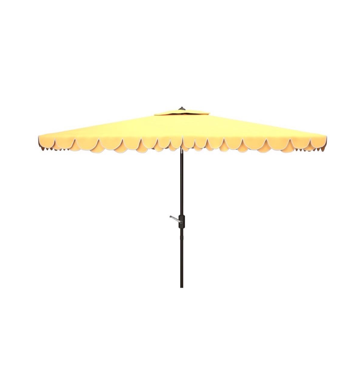 Elegant Valance 6.5 X 10 Ft Rect Umbrella - Yellow