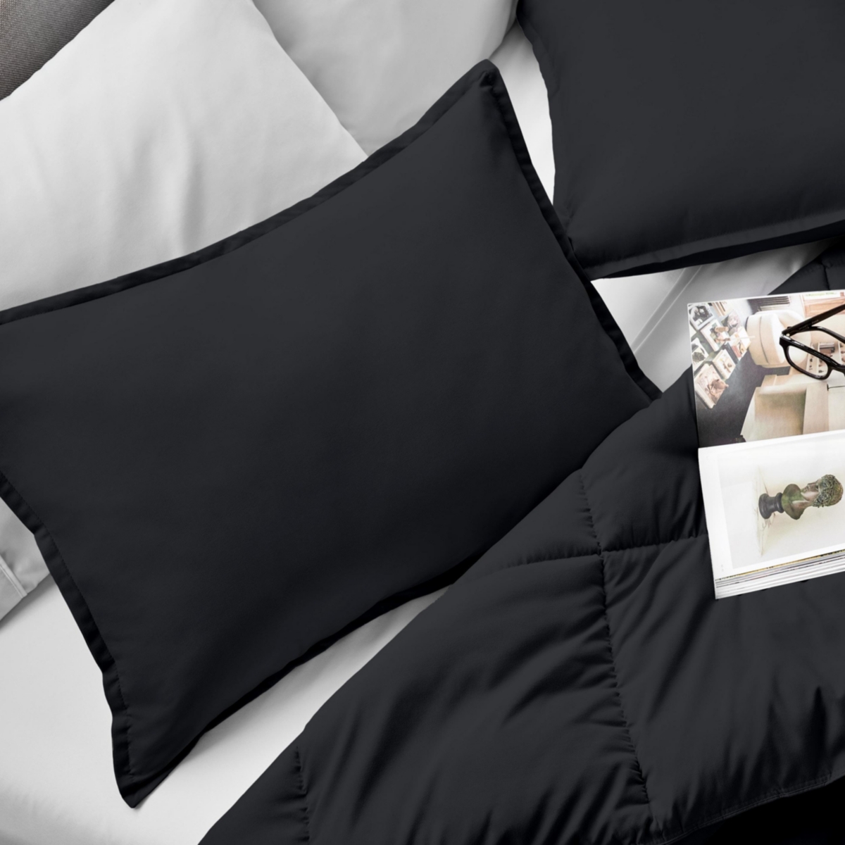 Bare Home Ultra-Soft Double Brushed Pillow Sham Set