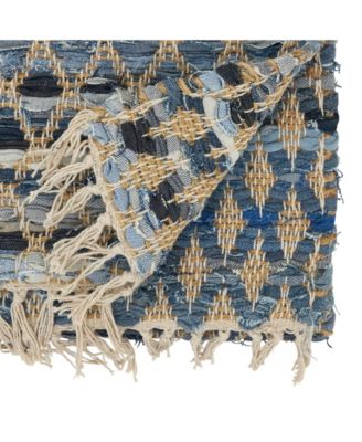 Woven Chindi Net Fringed Table Runner, 16"x72"