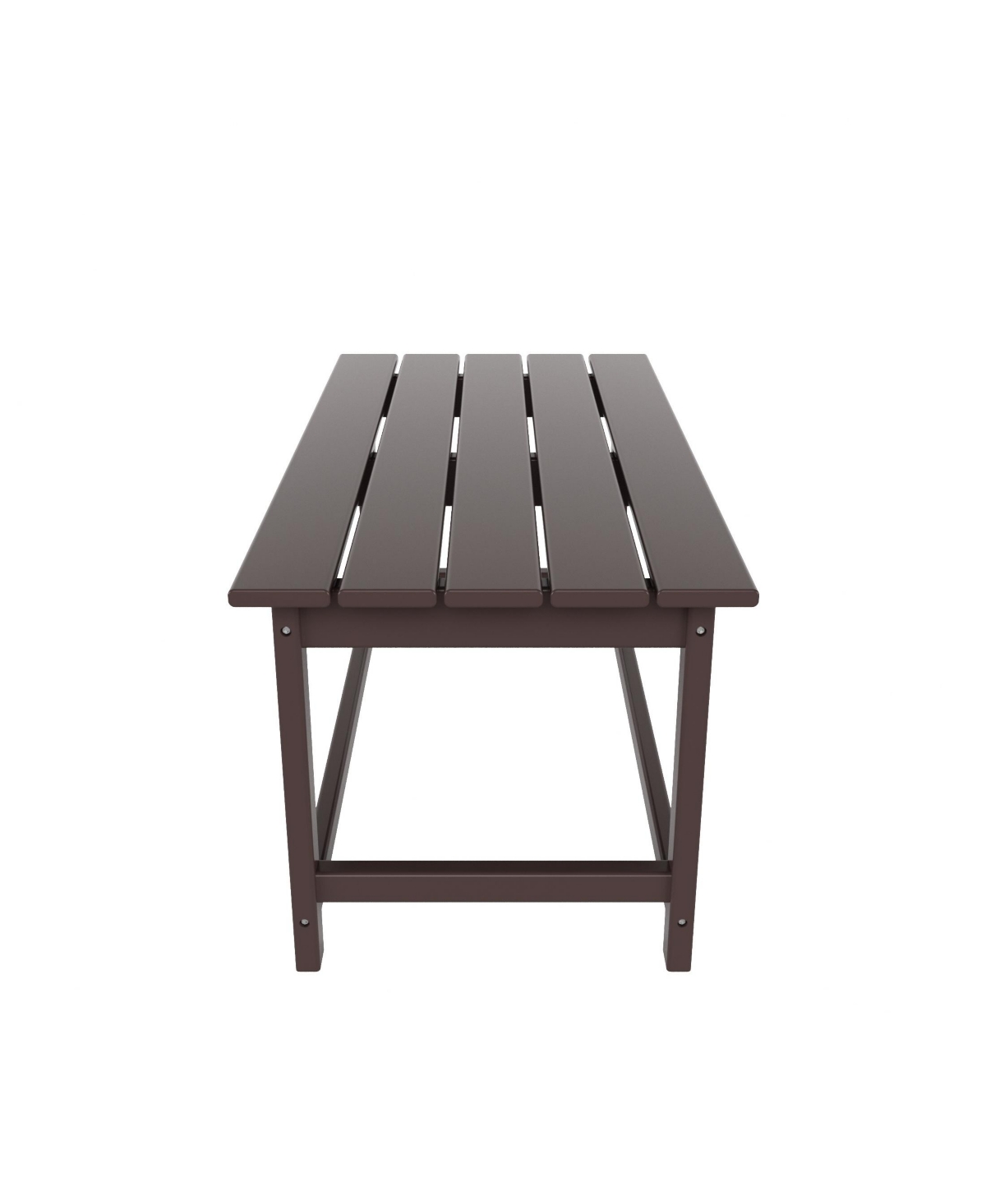 WestinTrends 3-Piece Outdoor Patio Adirondack Coffee Table and Side Set