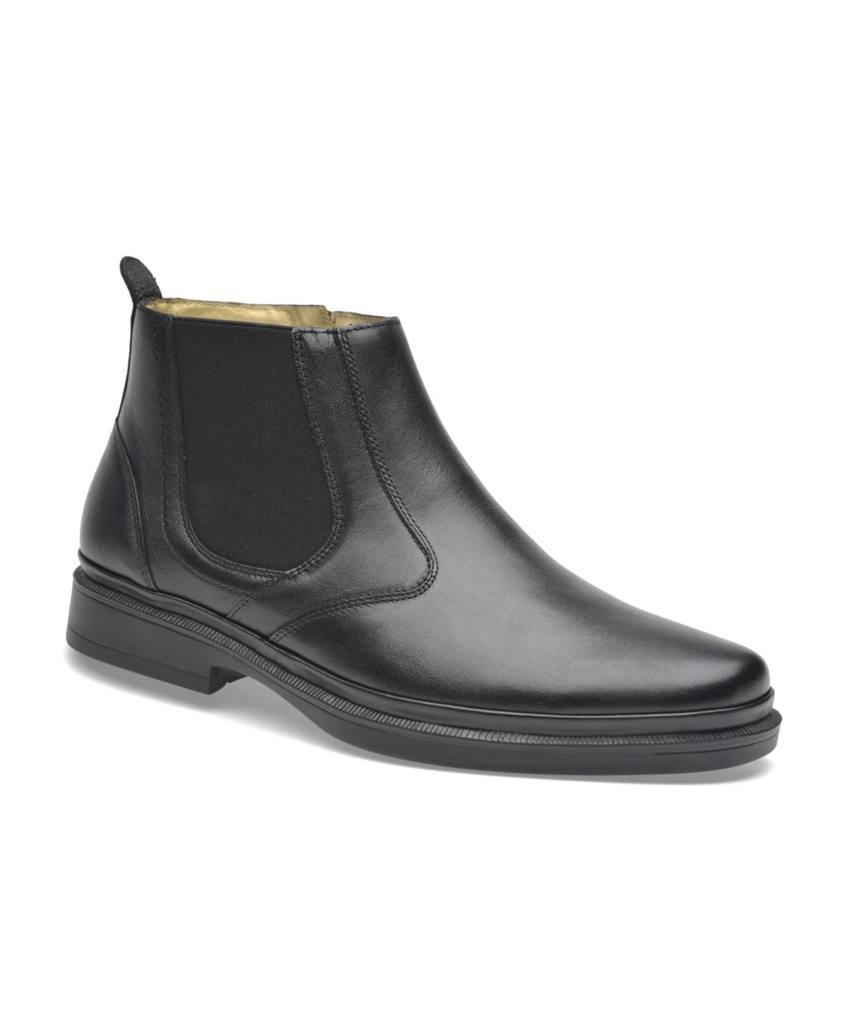 Men's Premium Comfort Lambskin Leather Booties Traditional Max - Black