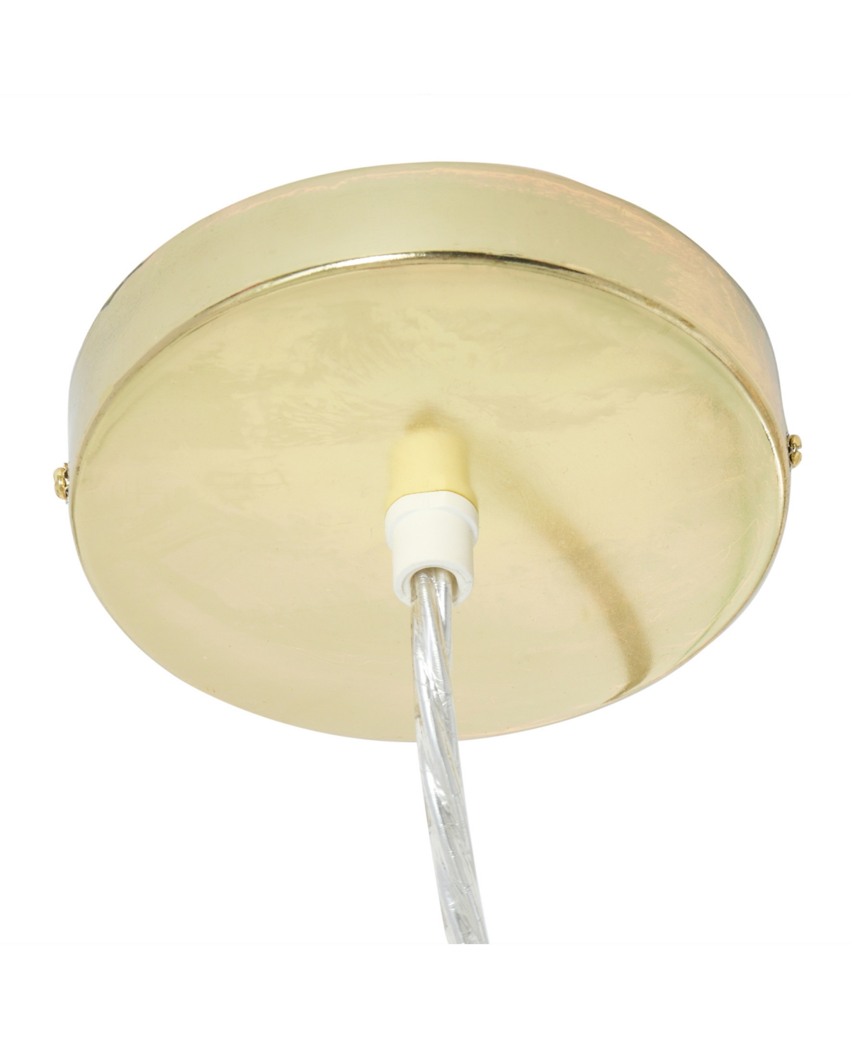 Storied Home Capiz Honeycomb Globe Pendant Light Capiz White Seashells With Antique In Gold