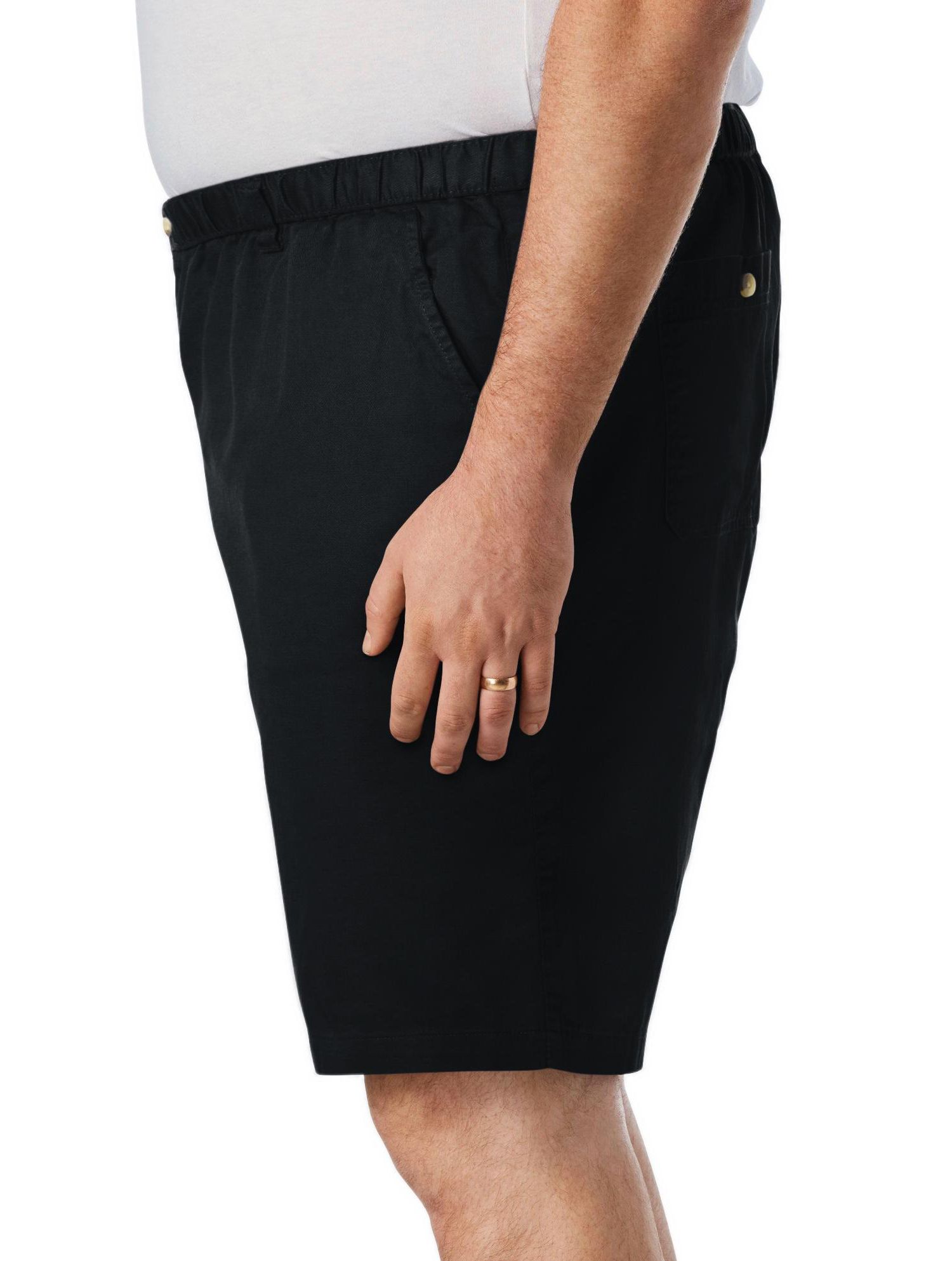 Tall Knockarounds 8" Full Elastic Plain Front Short