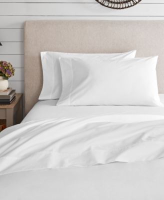 Purity Home 300 Thread Count Cotton Percale 4 Pc Sheet Set Full