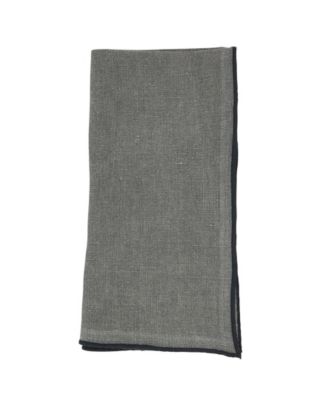 Stonewashed Stitch Border Table Napkins Set of 4,20"x20"