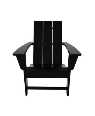 Modern Outdoor Folding Adirondack Chair (Set of 4)