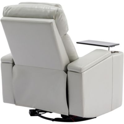  Power Swivel Recliner with Home Theater Features