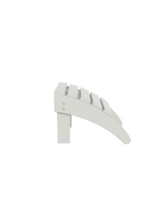 Classic Folding Adirondack Chair with Footrest Ottoman Set