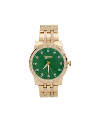 Men's Crystal Bracelet Watch 46mm Gift Set