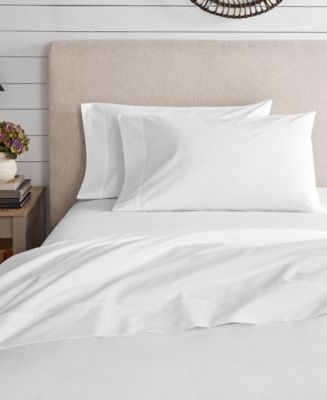 Purity Home 300 Thread Count Brushed Cotton Percale Sheet Sets - Macy's