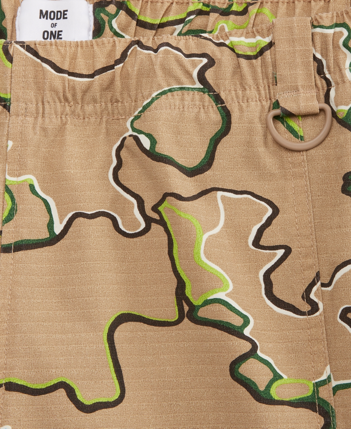 Mode of One Men's Regular-Fit Pull On Camo Print Cargo Joggers, Created for Macy's