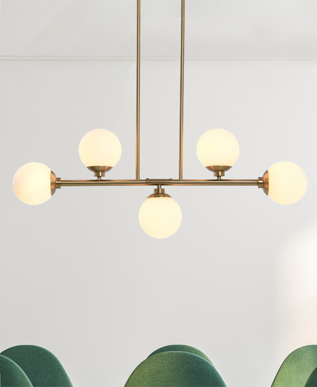 Robert Stevenson Lighting Lorne In Brushed Gold