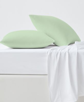 400 Thread Count Cotton Percale Pillowcase Pair, King
