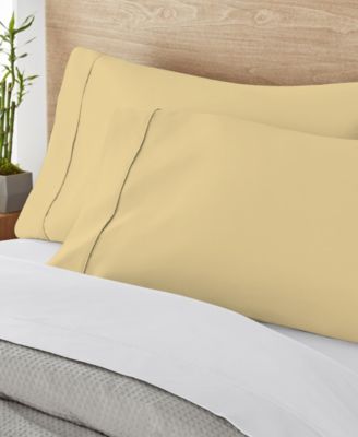 400 Thread Count Cotton Percale Pillowcase Pair, King