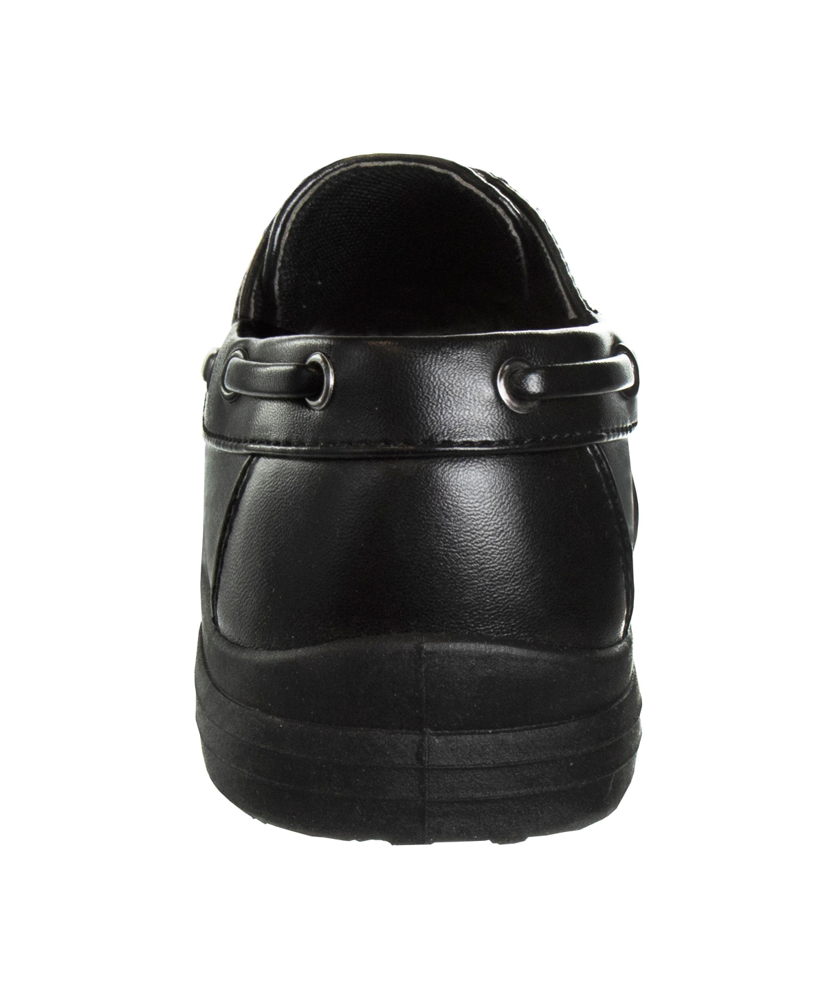 French Toast Little Boys Artificial Leather Construction School Shoes In Black