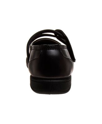 Little Girls Artificial Leather Construction School Shoes