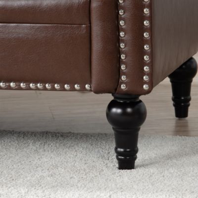  Traditional 83" Square Arm Sofa with Removable Cushions