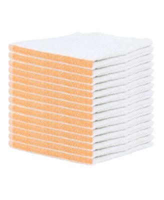 Qwick Wick Cotton Bar Mop Towels, 16"x19", Set of 12
