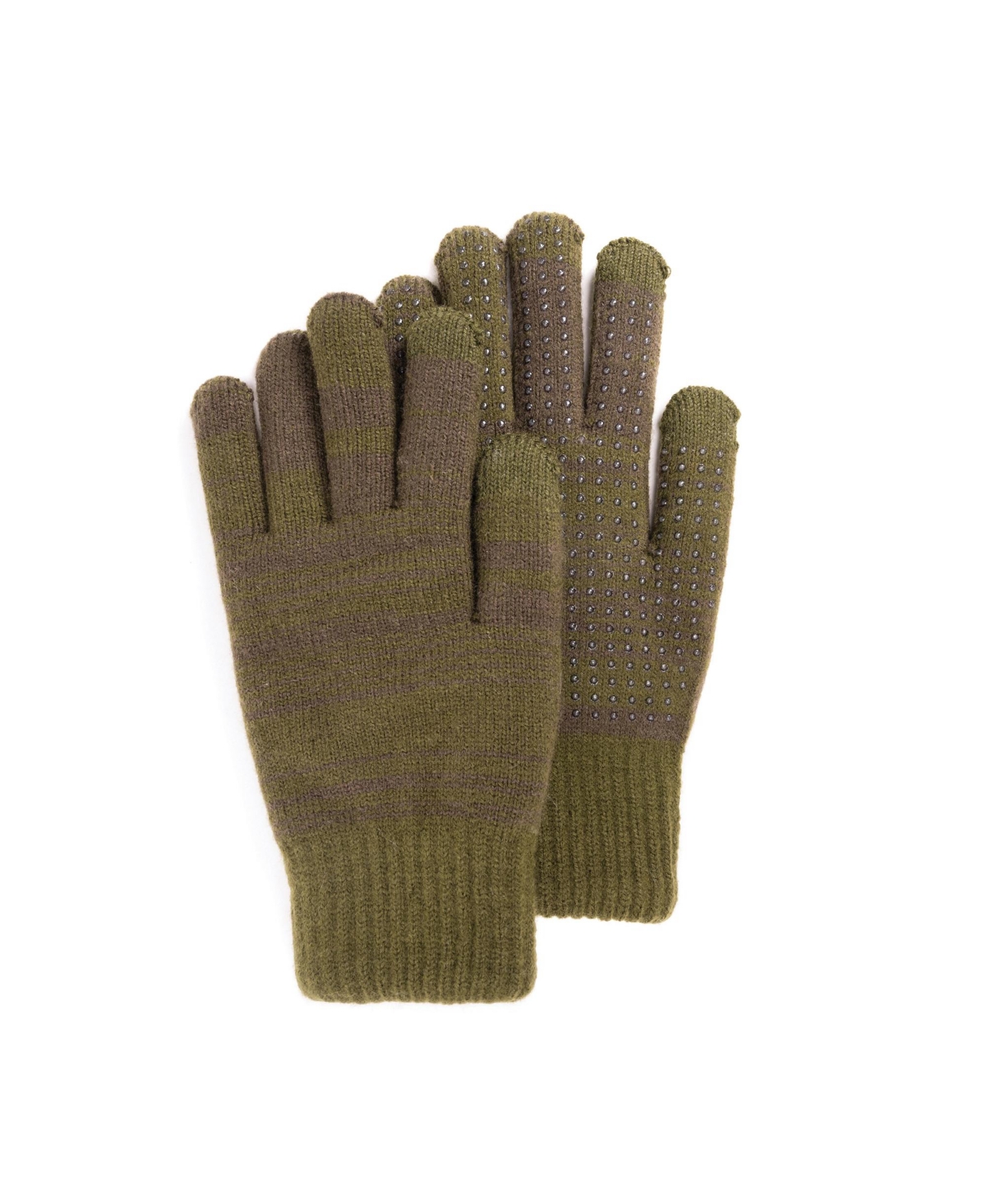 Men's Unisex Heat Retainer Gloves, Green, One Size - Green