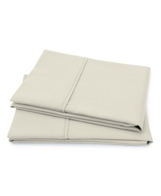 400 Thread Count Wrinkle Resistant Cotton Sateen Pillowcase Pair, King