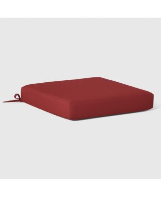 Outdoor Patio Seat Cushions Without Welt Set of 2, 20" x 19"