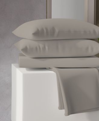400 Thread Count Wrinkle Resistant Cotton Sateen 4-Pc. Sheet Set, Queen
