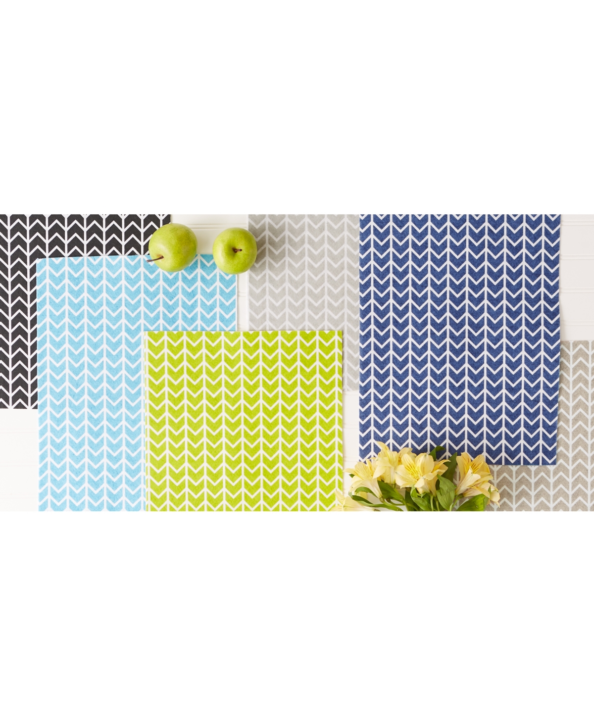 Design Imports Fridge Liner Collection Non-adhesive, Cut To Fit, 12x24", Stone Herringbone, 6 Piece In Stone Herringbone