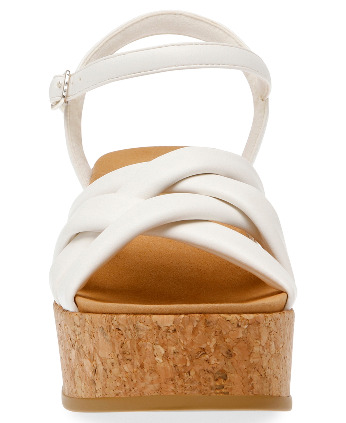 Shop Anne Klein Women's Vinette Wedge Sandals In White