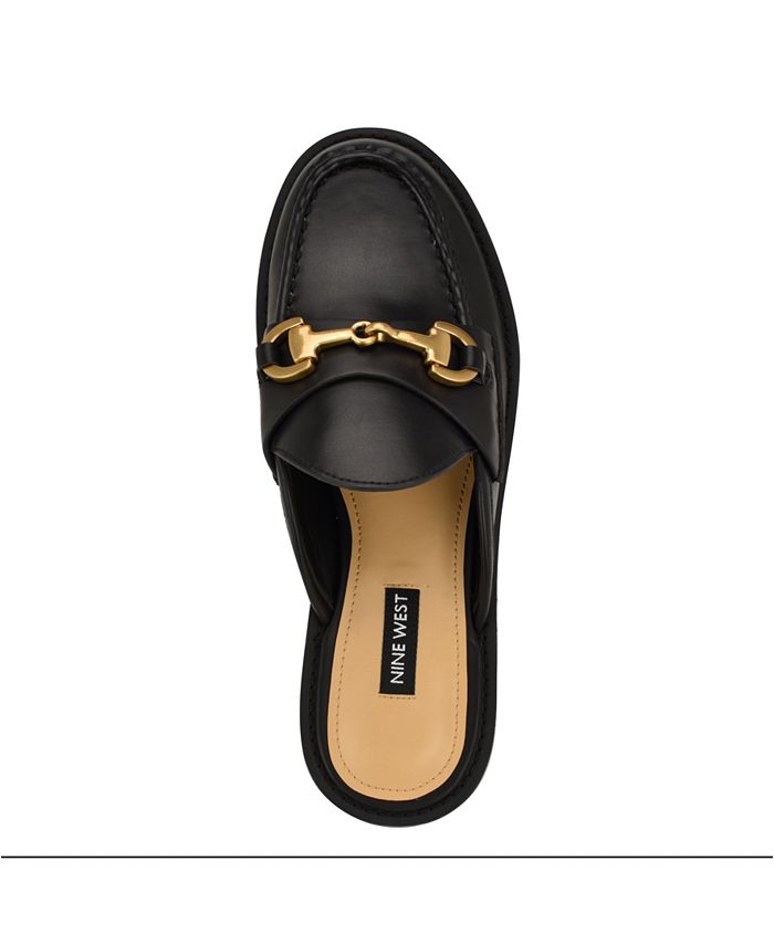 Nine West Women's Duntal Slip-On Round Toe Casual Loafer Mules - Macy's