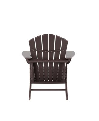 All-Weather Contoured Outdoor Poly Adirondack Chair