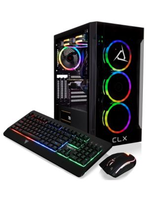 SET Gaming Desktop - Liquid Cooled AMD Ryzen 9 5900X 3.7GHz 12-Core Processor, 32GB DDR4 Memory, GeForce RTX 3060 12GB GDDR6 Graphics, 500GB SSD, 4TB HDD, WiFi, Windows 11 Home 64-bit