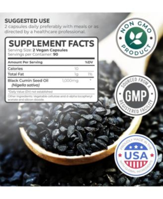 Black Seed Oil Softgels, 180 ct