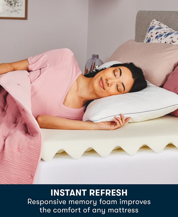 Serta Comfort Boost 2.5inch Memory Foam Mattress Topper, Twin Macy's