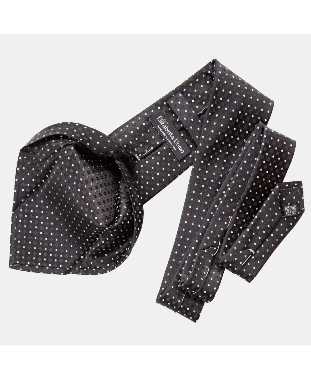 Barbera - Silk Jacquard Tie for Men - Champagne