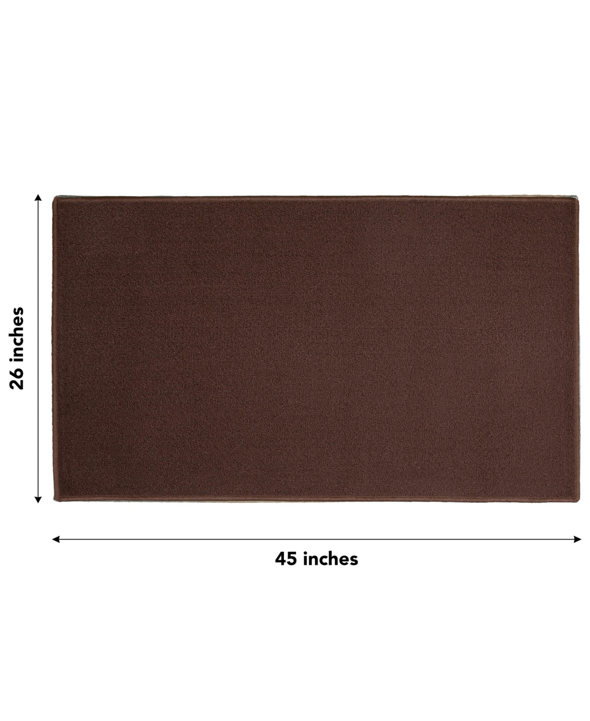 Sloppy Chef Kitchen Area Rug (26x45 in.), Non-Skid Backing, Color Options