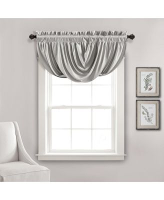 Lucia Window Valance - Kitchen and Bath Window - Single Panel