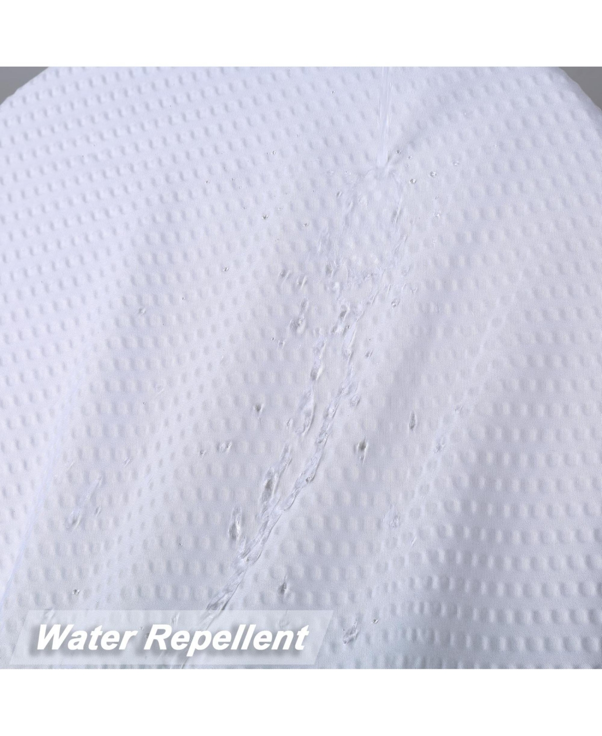 Caromio Soft Embossed Seersucker Microfiber Fabric Shower Curtain or Liner, 72