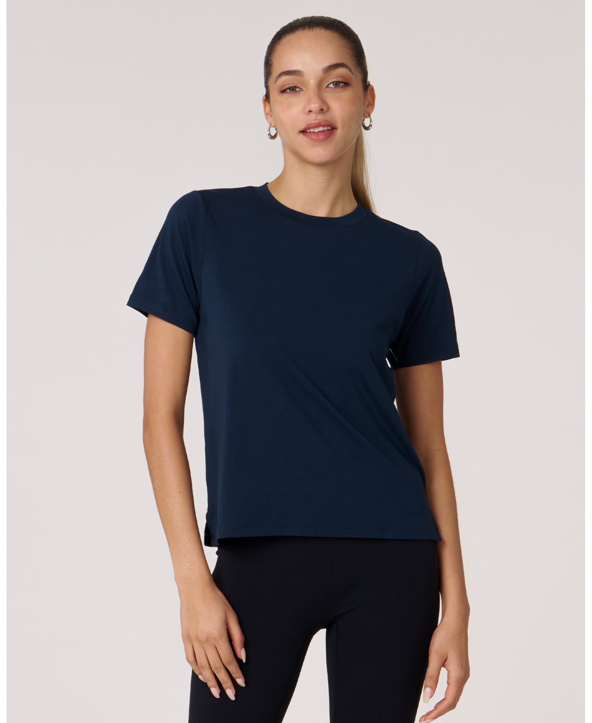 Women's Rebody Essentials Short Sleeve Top for Women - Navy