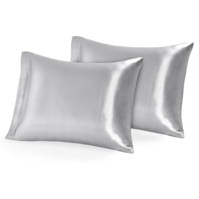 Mulberry Silk Pillowcase Set, Zipper Closure, Standard Size