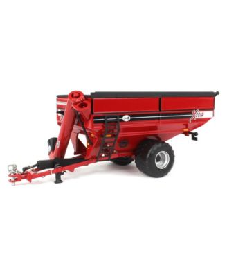 1/64 Red JandM X-Tended Reach Grain Cart with Singles