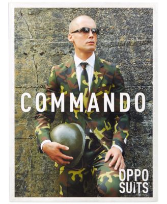 OppoSuits Men's Commando Camouflage Suit