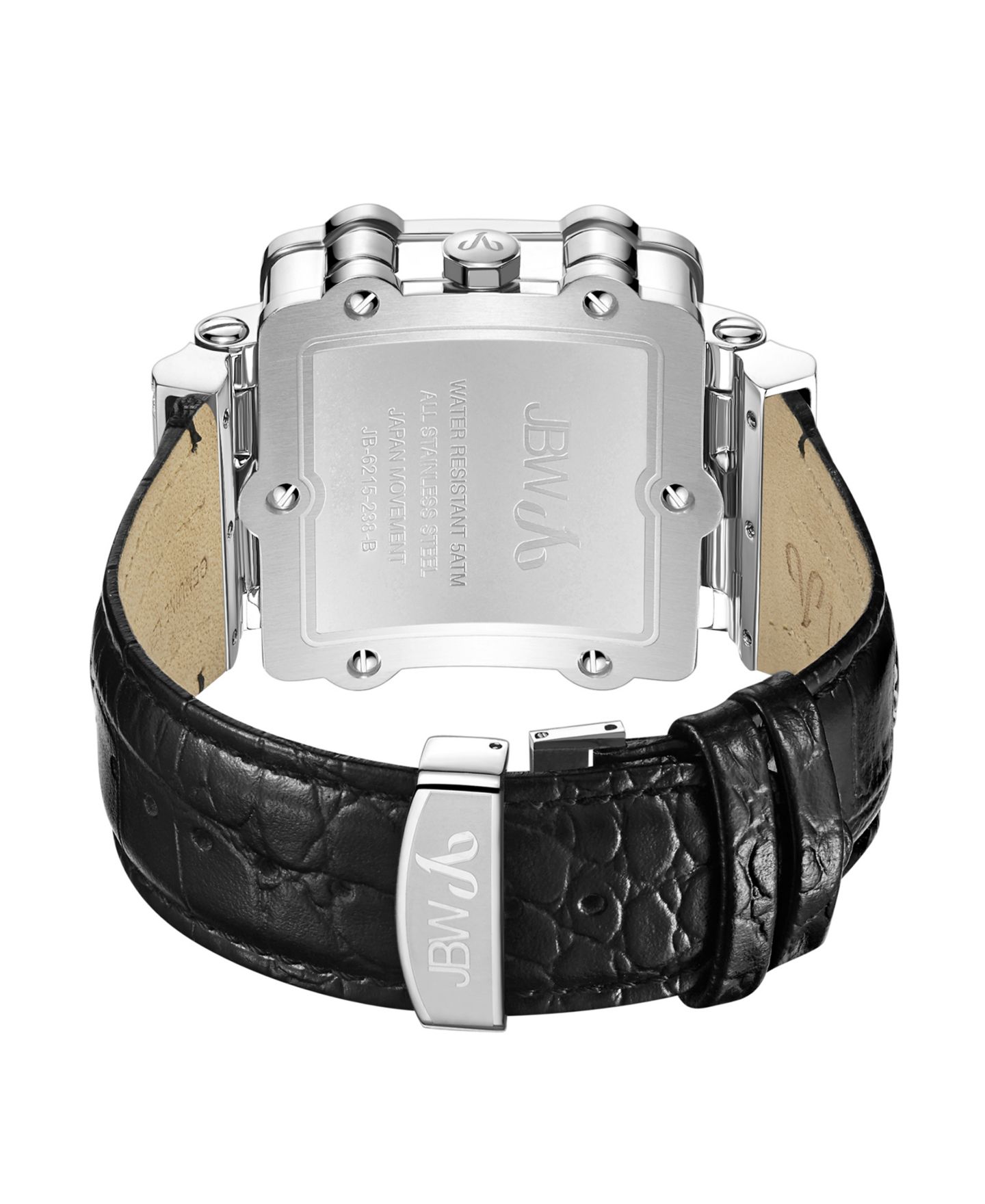 Мужские часы Jbw Phantom Diamond (1 ct.t.w.) Stainless Steel Watch, цвет: Серебряный — фото 2